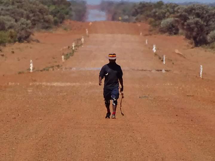 Clinton's walk for justice: The man walking across Australia for ...