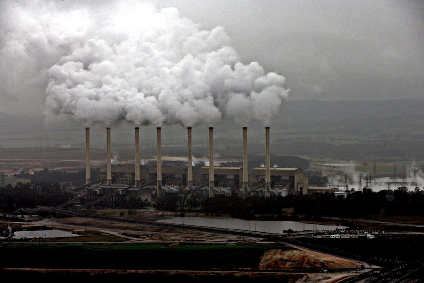 Hazelwood-Kraftwerk im La Trobe Valley in Victoria.