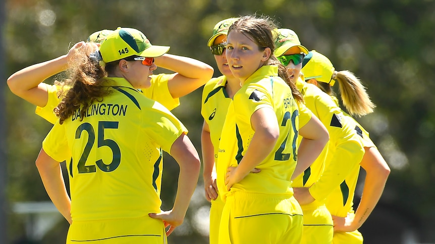 Australia vs India first women's ODI live scores, stats, results and  commentary - ABC News