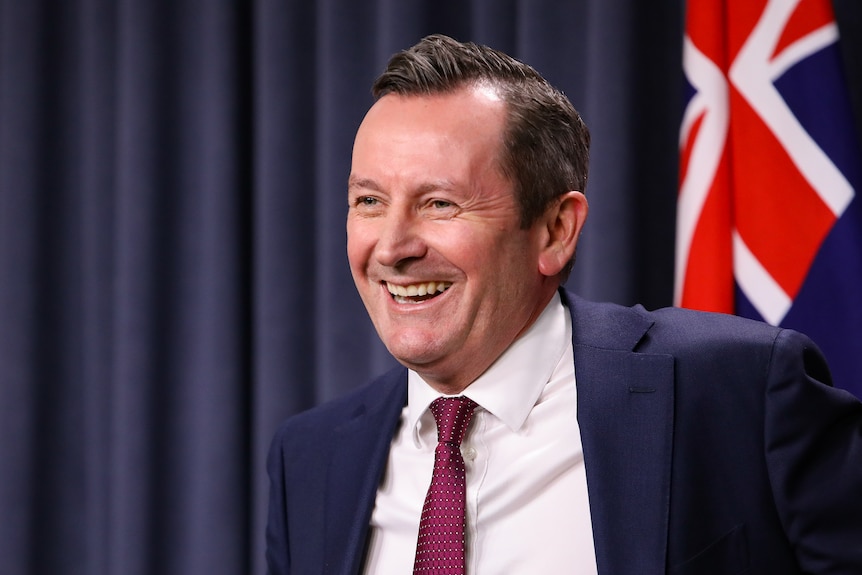 Mark McGowan smiling.