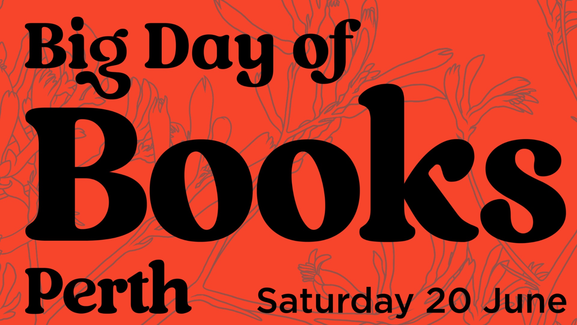 Graphic, big day of books, Saturday 20 June 