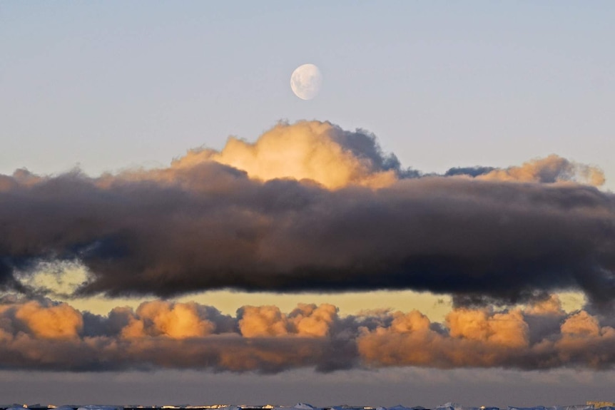 Antarctic sky and clouds.