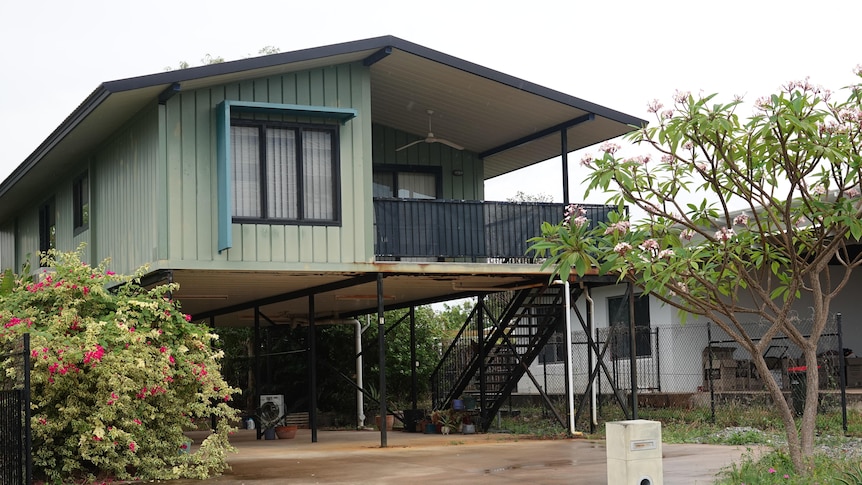 An elevated house in Darwin.