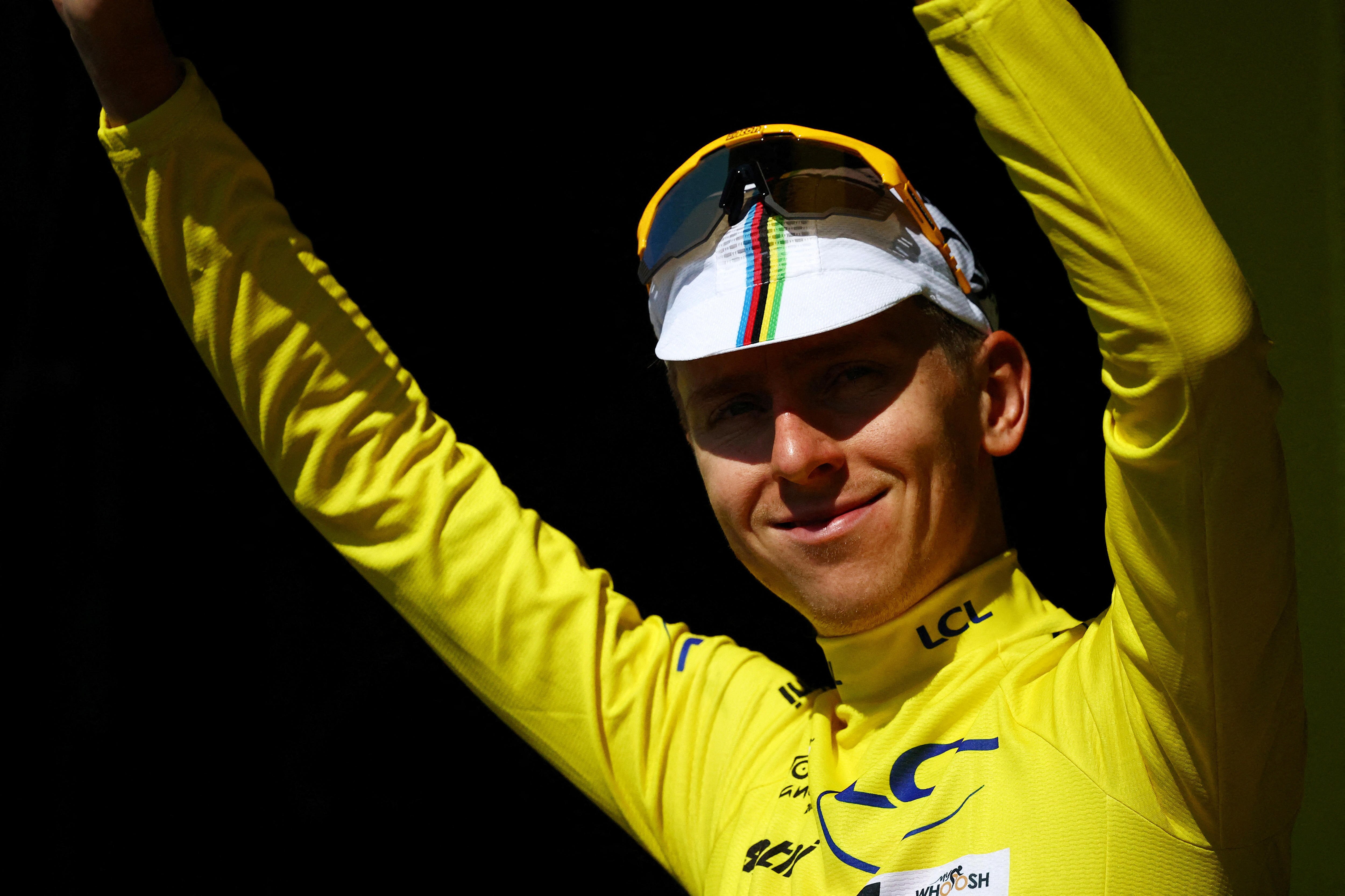 Aussie Groves reaches Tour de France podium, Pogačar keeps yellow jersey 