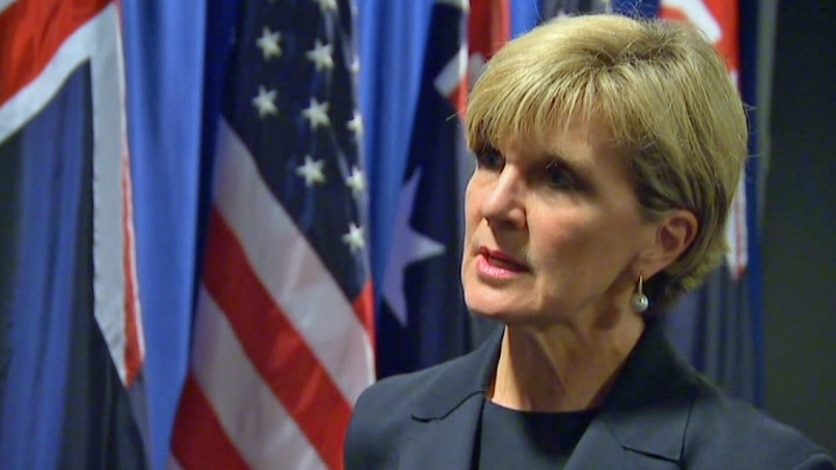 Foreign Minister Julie Bishop