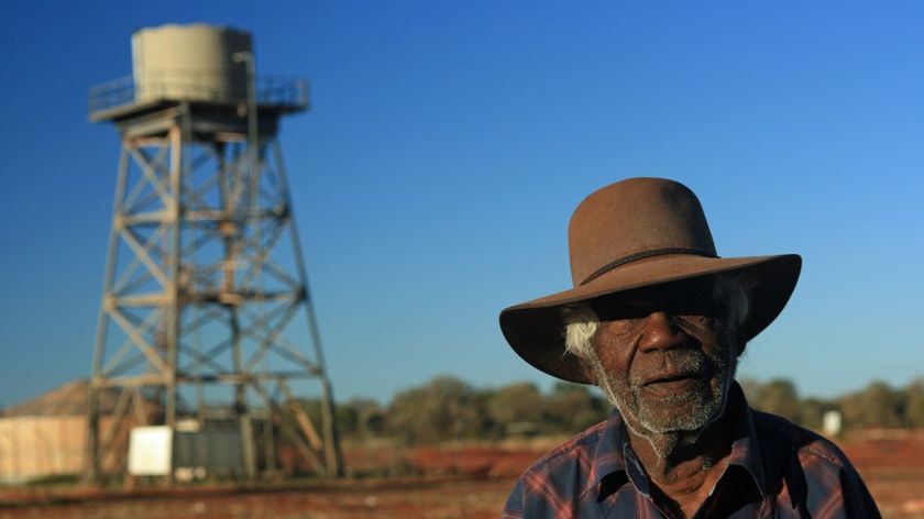 Banjo Morton, a former stockman at the remote Aboriginal community of Ampilatwatja.