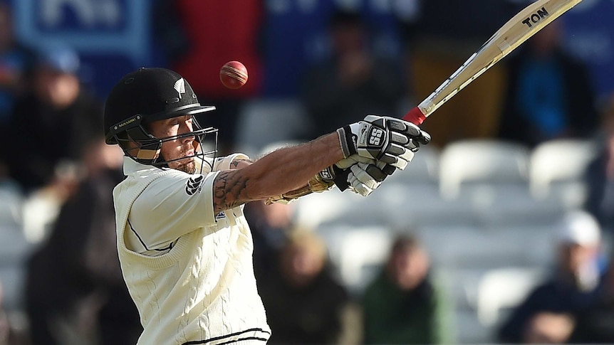 New Zealand's Luke Ronchi hooks on Test debut against England