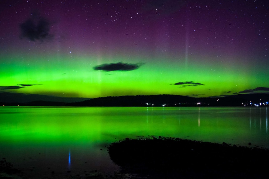 The Aurora Australis in Tasmania's south