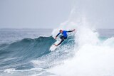 Mick Fanning eliminated Kelly Slater from the Bells Beach Pro earlier today