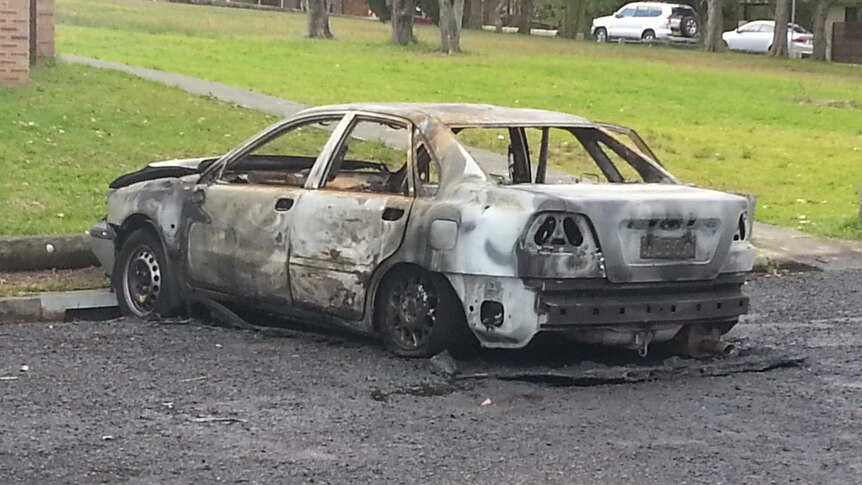 Suspected getaway car in Gosford killing