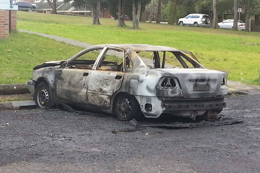 Suspected getaway car in Gosford killing