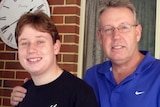 Tony Carr and his son Brandon were evacuated from their Stoneville home as the bushfire spread