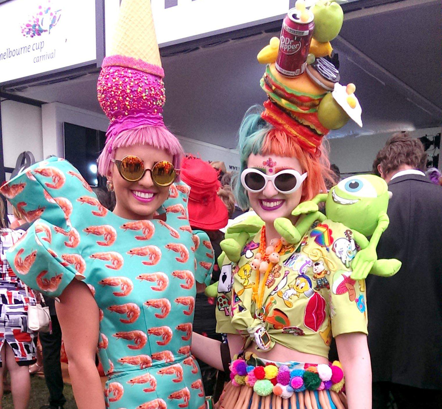 Weird and wonderful Melbourne Cup fashion