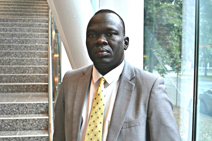 South Sudanese community leader Richard Deng, photographed on January 3, 2018.