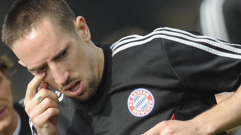 Franck Ribery... UEFA has upheld his three-match ban (file photo).