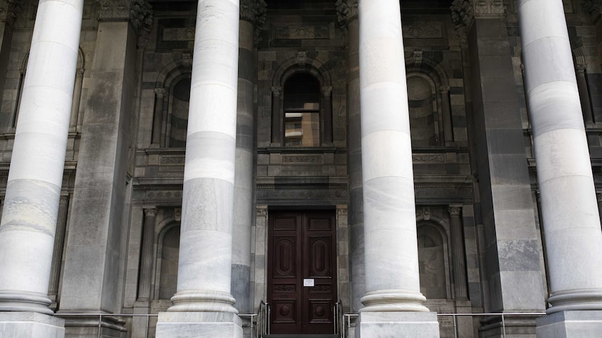 A 19th century classical building with columns