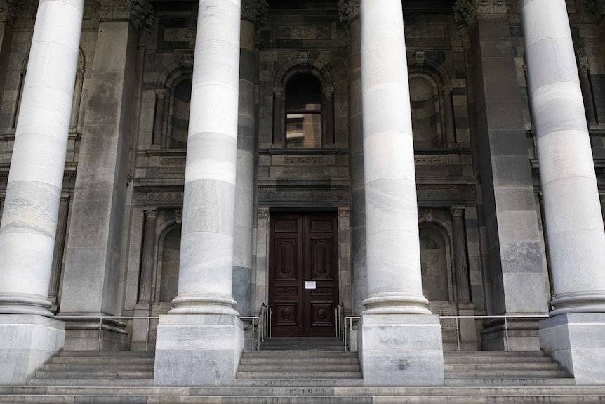 A 19th century classical building with columns