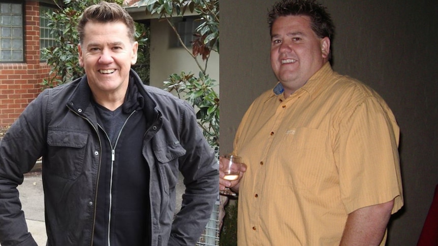 Terry Lonergan lost 45 kilograms.