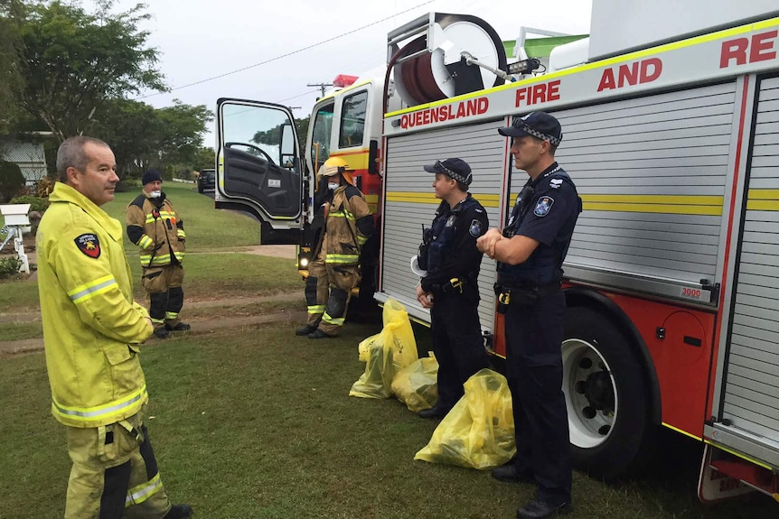 It took 15 firefighters half an hour to put out the fire.