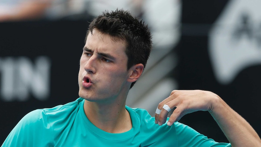 Spat goes on ... Bernard Tomic has continued his war of words with Davis Cup captain Pat Rafter.