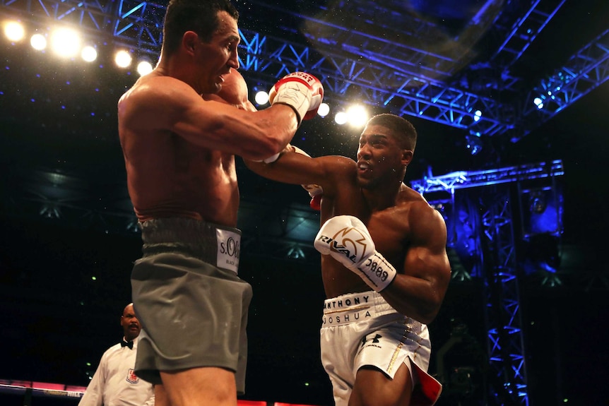 Anthony Joshua fights Wladimir Klitschko