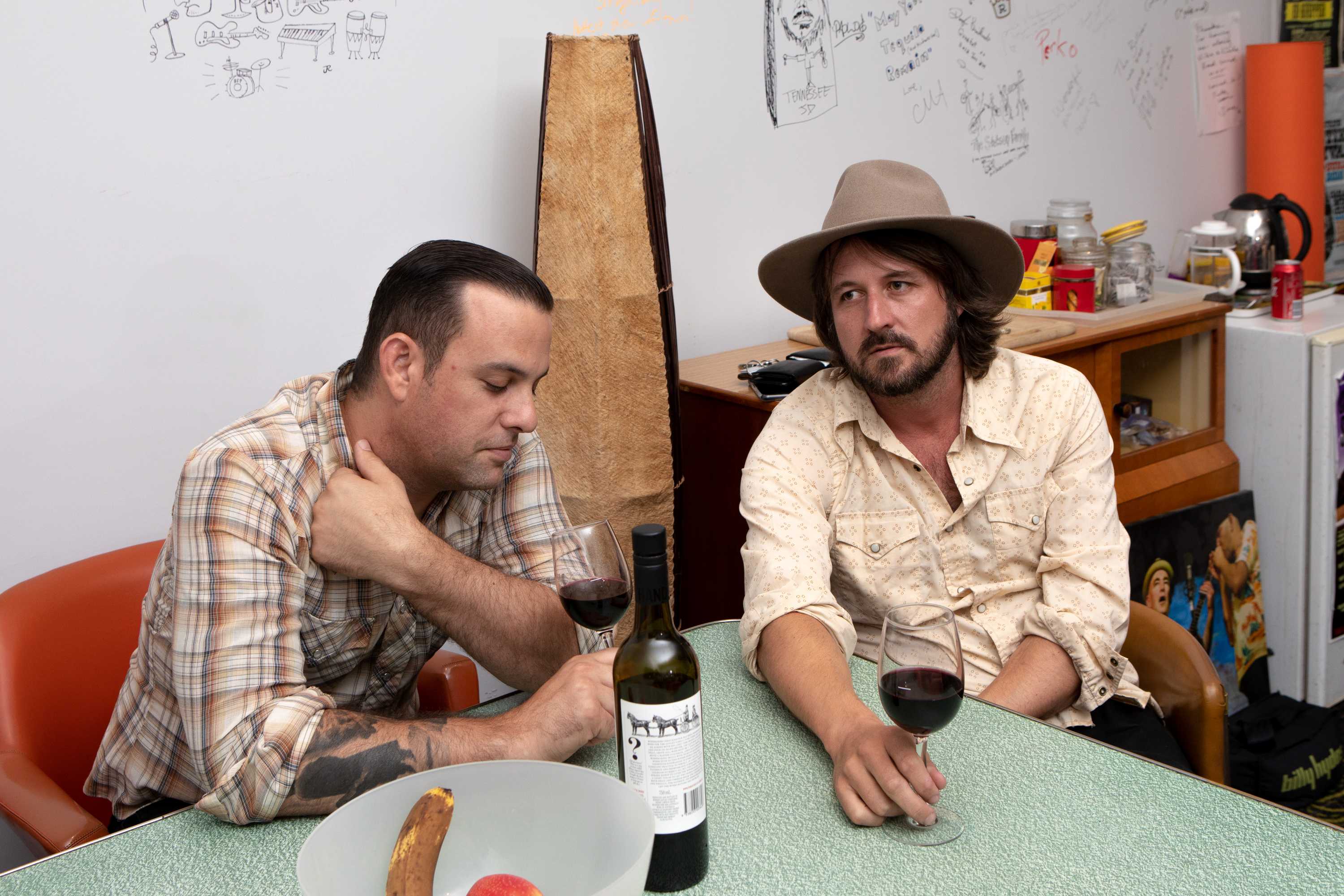 Lachlan Bryan and Ben Leece talk about their Friends and Acquaintances tour episode artwork