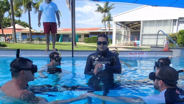 The freediving safety course.