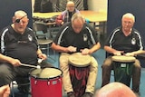 Veterans use group drumming to combat PTSD