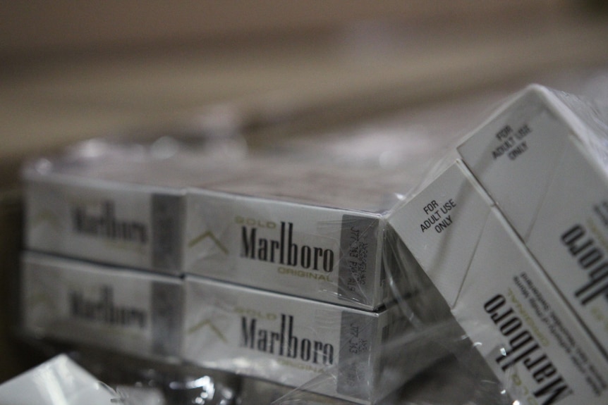 unopened cartons of Marlboro cigarettes