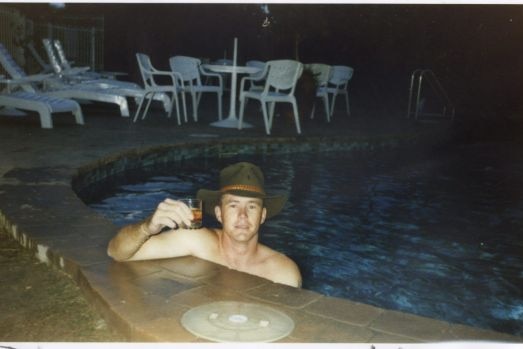 Photo of Brenden Abbott taken while on the run circa 1990-1995.