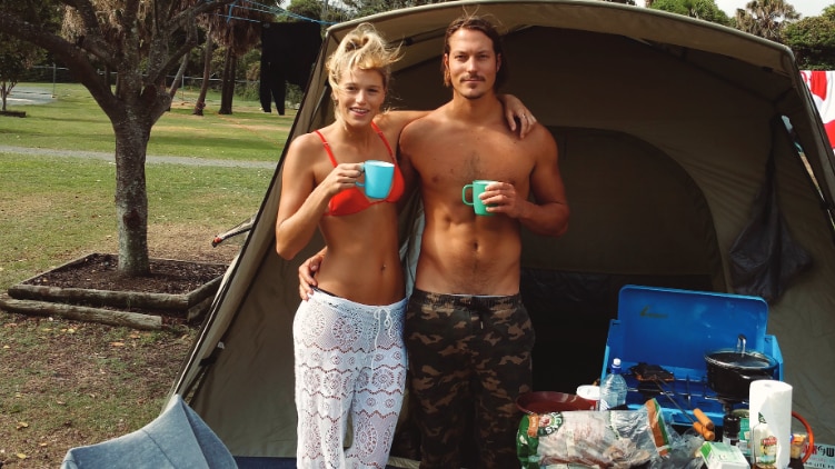 Chumpy Pullin and Ellidy camping