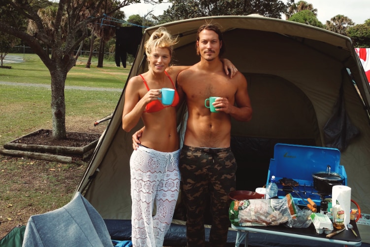 Chumpy Pullin and Ellidy camping