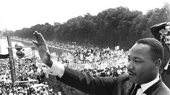 I have a dream: Martin Luther King Jr was good at ethical emotional appeals (File photo).