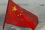 Chinese flag onboard vessel