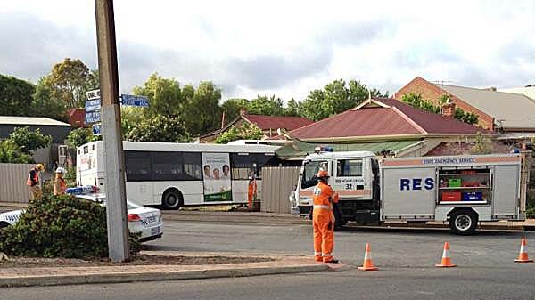 Southlink bus crashed into a house in Adelaide's south