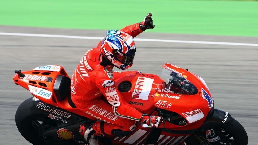 Casey Stoner: Second victory in six days.