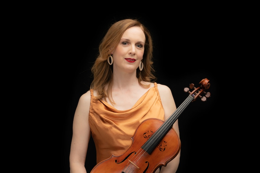 Katherine Potter with viola