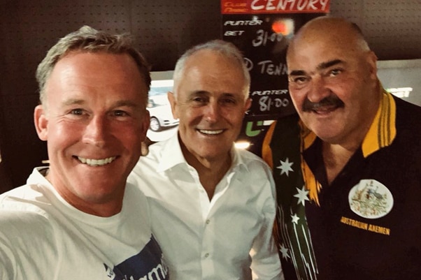 Will Hodgman selfie with Prime Minister Malcolm Turnbull