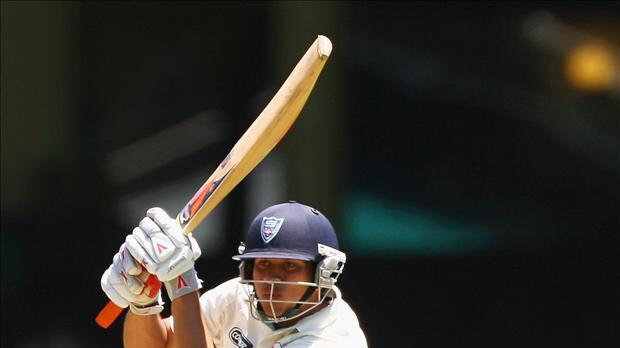 Blues roll on: Usman Khawaja made 80 for the home side.
