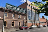A red brick building with a large Boags Brewery sign.