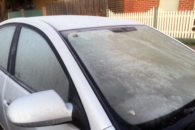 Frost hits Melbourne