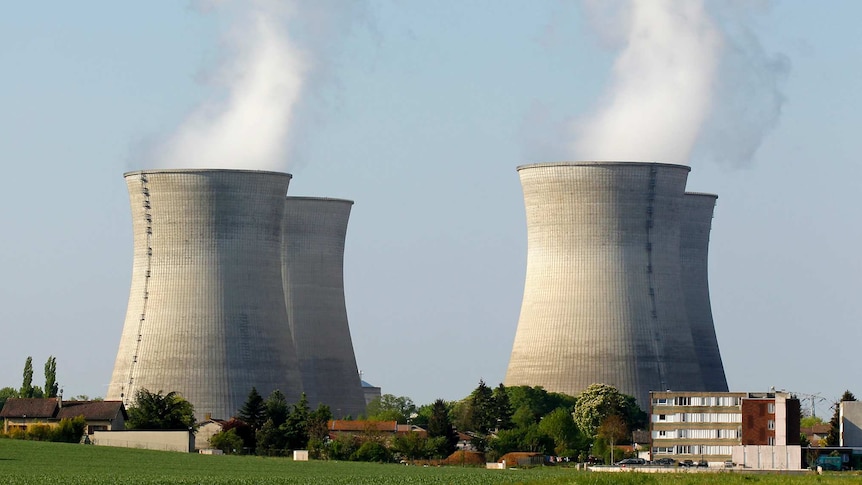 EDF nuclear plant in Bugey, France