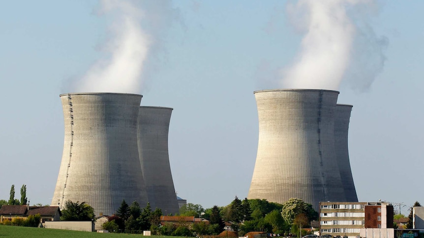 EDF nuclear plant in Bugey, France