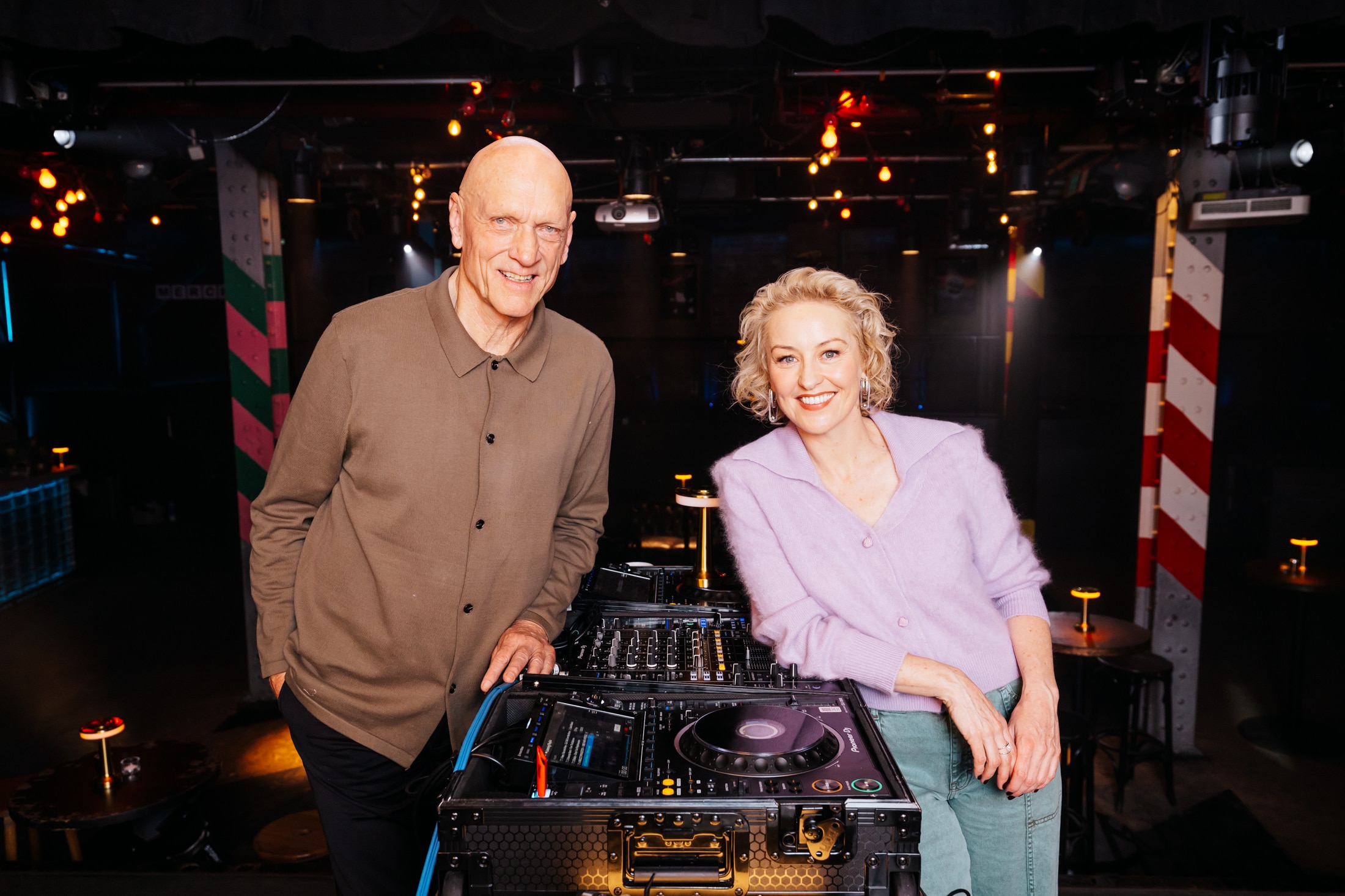 Peter Garrett and Zan Rowe at the Oxford Art Factory