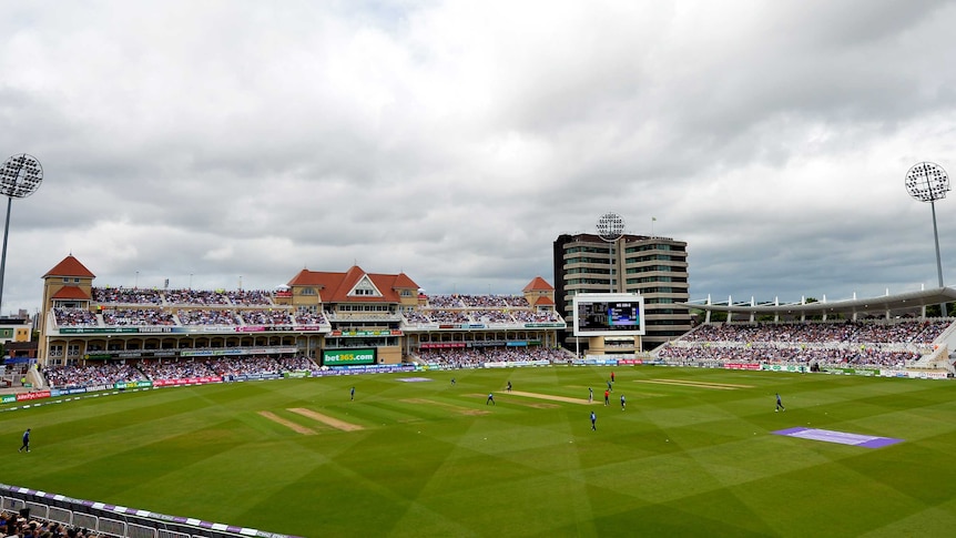 General view of play at Trent Bridge in ODI between England and New Zealand in June 2015.