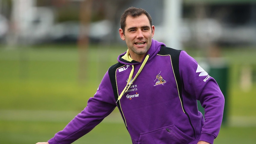 Cameron Smith at Storm training