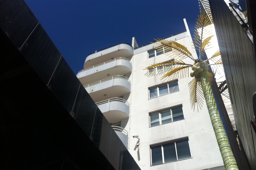 The Surfers Paradise unit complex where the man fell from.