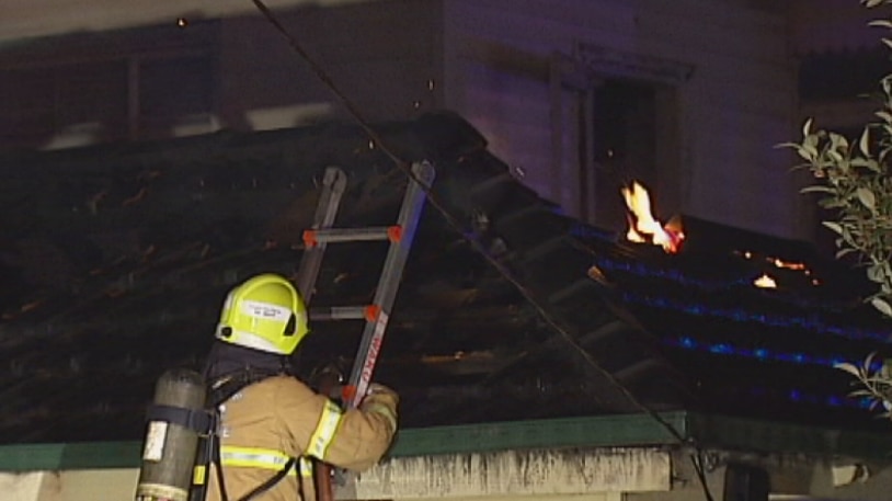 Firefighters prevented a suspicious fire from spreading in Melbourne's Altona North.