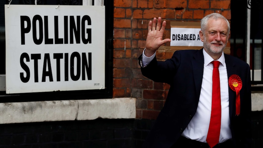 'Go now' Jeremy Corbyn tells British PM May. (Photo: Reuters: Stefan Wermuth)