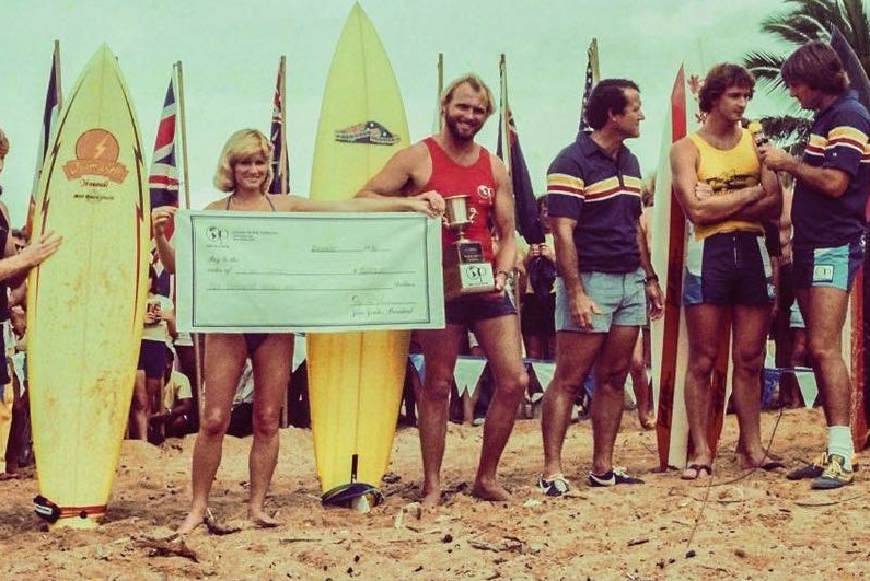 Ian "Kanga" Cairns claims victory at a Hawaiian contest in 1980